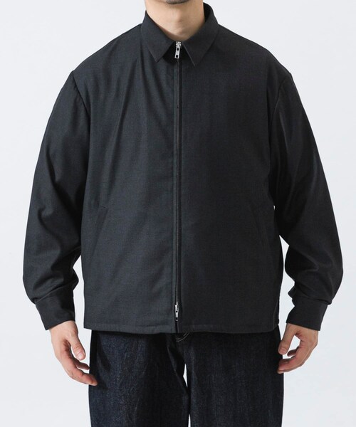 URBAN RESEARCH（アーバンリサーチ）の「WOOL BLEND SPORTS JACKET（ブルゾン・メンズ・CHARCOAL/BLACK/NVY STRIPE・M/L）」の9枚目の写真