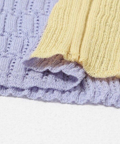 URBAN RESEARCH ROSSO（アーバンリサーチロッソ）の「leinwande　MIXTURE RIB KNITTED TOPS（ニット/セーター・レディース・GRAY/BLUE・Free）」の8枚目の写真