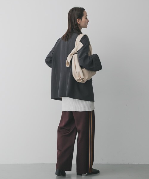 SENSE OF PLACE by URBAN RESEARCH（センスオブプレイスバイアーバンリサーチ）の「クロワッサンショルダーバッグ（ショルダーバッグ・レディース・BLACK/MUSTARD/BEIGE・One）」の20枚目の写真