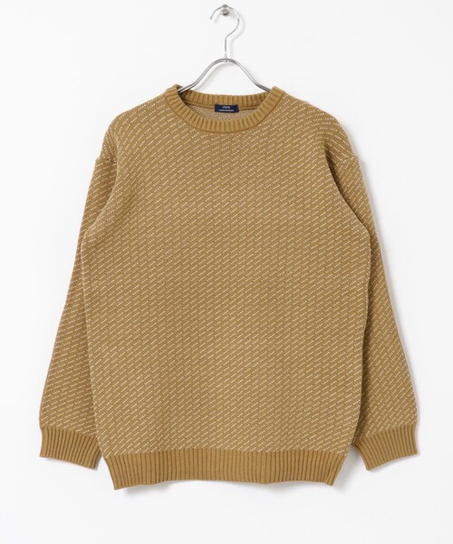 ITEMS URBANRESEARCH(アイテムズ アーバンリサーチ)の「マシンウォッシャブル バーズアイ クルーニット(ニット/セーター・メンズ・BEG/NVY/BLK・M/L)」の11枚目の写真
