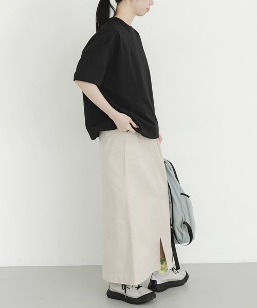 EKAL（エカル）の「GRAMICCI　LONG BAKER SKIRT（スカート・レディース・SAND PG/BLACK・S/M）」の19枚目の写真