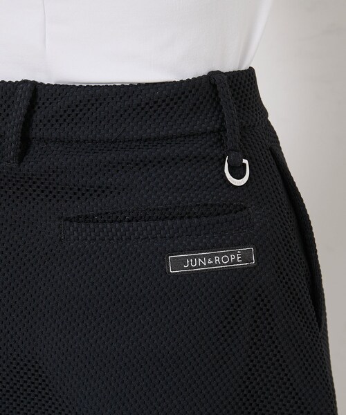 ROPE'（ロペ）の「【UV】【接触冷感】【防透】チェッカーレースフレアスカート（スカート・レディース・ブラック/ライトグリーン/イエロー・L/M/S/XS）」の22枚目の写真