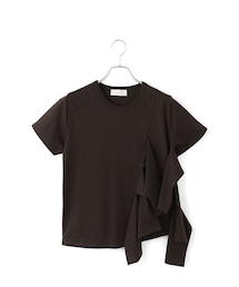 ADAM ET ROPE' | 【サステナブル】リボンプルオーバー/接触冷感/UVカット/吸水速乾(Tシャツ/カットソー)