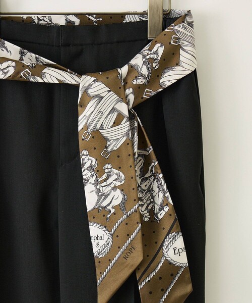 ROPE'（ロペ）の「ROPE' リバイバルシルクタイスカーフ/26AW（バンダナ/スカーフ・レディース・オフホワイト/カーキ/オレンジ・F）」の15枚目の写真