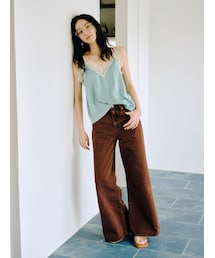 Ungrid | ブリーチデザインフレアデニム(デニムパンツ)