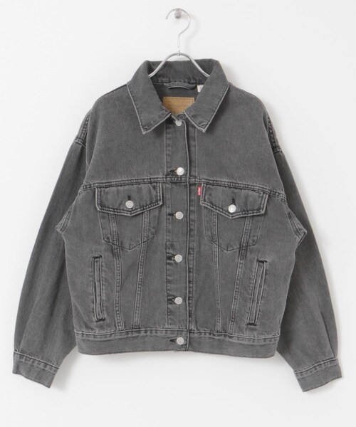 URBAN RESEARCH DOORS（アーバンリサーチドアーズ）の「Levi’s　90s TRUCKER（デニムジャケット・レディース・ライトインディゴ/ブラック・S）」の9枚目の写真