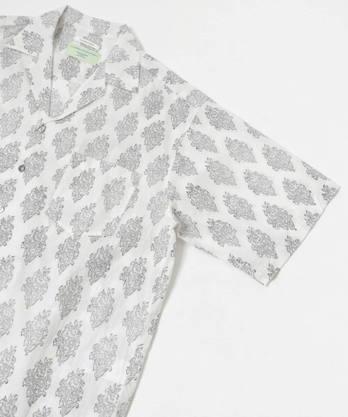 URBAN RESEARCH（アーバンリサーチ）の「COUTURE D’ADAME　Block Print Summerwear（シャツ/ブラウス・メンズ・WHT/BLK・40/42）」の7枚目の写真