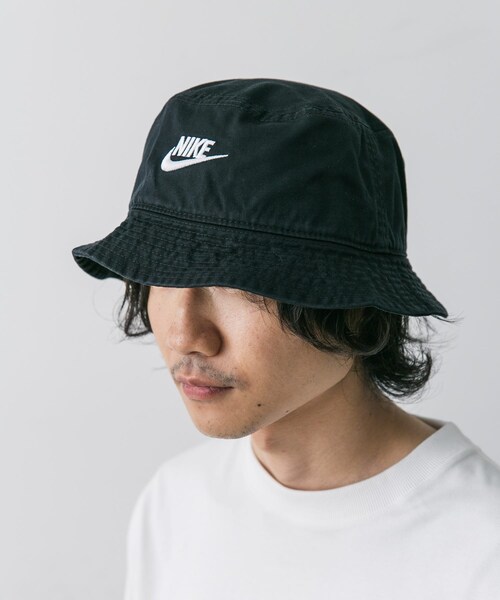 URBAN RESEARCH DOORS（アーバンリサーチドアーズ）の「NIKE　SQ FUT WSH バケット ハット（ハット・メンズ・ブラック/セイル/カーキ・L）」の10枚目の写真