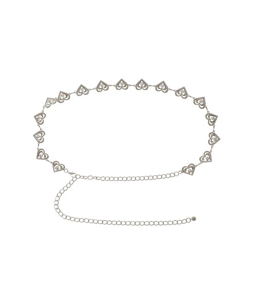 EATME（イートミー）の「フェイクパールハートベルト（ベルト・レディース・ブラック・F）」の4枚目の写真