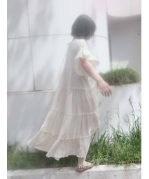 merry jenny | バックリボンティアードワンピース(ワンピース)