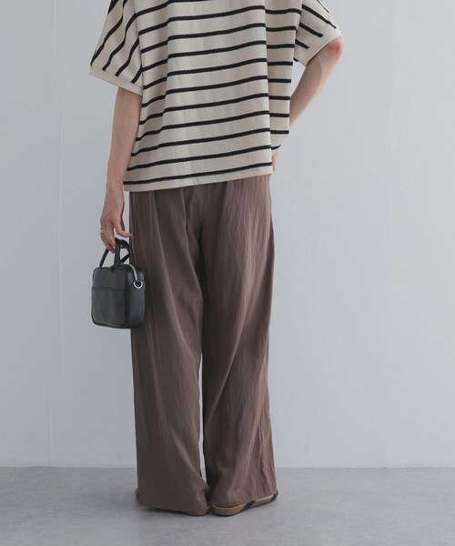 URBAN RESEARCH DOORS(アーバンリサーチドアーズ)の「『接触冷感/UVカット/吸水速乾/マシンウォッシャブル』ドライタッチリラックスパンツ(その他パンツ・レディース・BLACK/MOCHA/NAVY・S/M)」の20枚目の写真