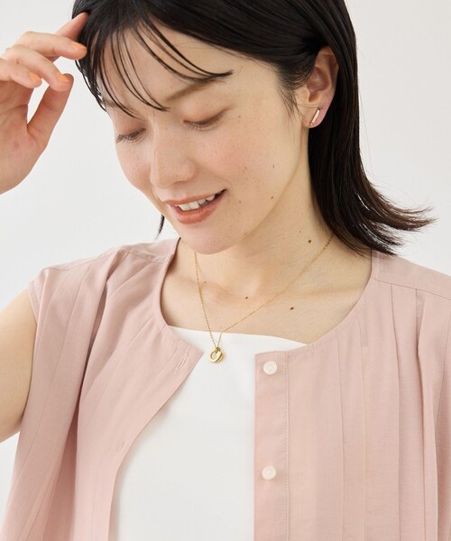 ROPE' PICNIC(ロペピクニック)の「ステンレスハートモチーフトップショートネックレス(ネックレス・レディース・ゴールド/シルバー・F)」の14枚目の写真