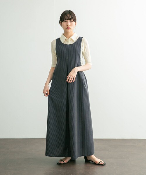 KBF(ケイビーエフ)の「ジャガードポロカーディガン(カーディガン/ボレロ・レディース・CHARCOAL/IVORY/BLUE・one)」の5枚目の写真