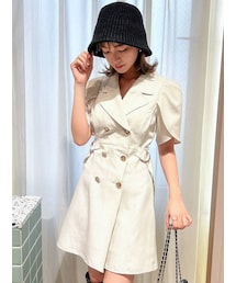 dazzlin | ダブルボタンジャケットミニワンピース(ワンピース)