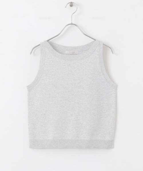 URBAN RESEARCH ROSSO（アーバンリサーチロッソ）の「F by ROSSO　ウォッシャブルミラノリブアメスリニット（ニット/セーター・レディース・BLACK/L/GRAY/BROWN/NAVY×OW・FREE）」の22枚目の写真