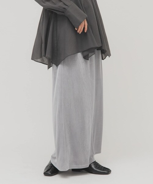 KBF（ケイビーエフ）の「シャイニーイージースカート（スカート・レディース・GRAY/BROWN/BLACK・One）」の13枚目の写真