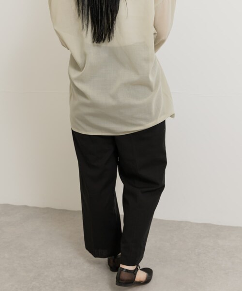 THE GOODLAND MARKET（ザグッドランドマーケット）の「&her　Voile Pants（その他パンツ・レディース・BLACK/CREAM・one）」の21枚目の写真