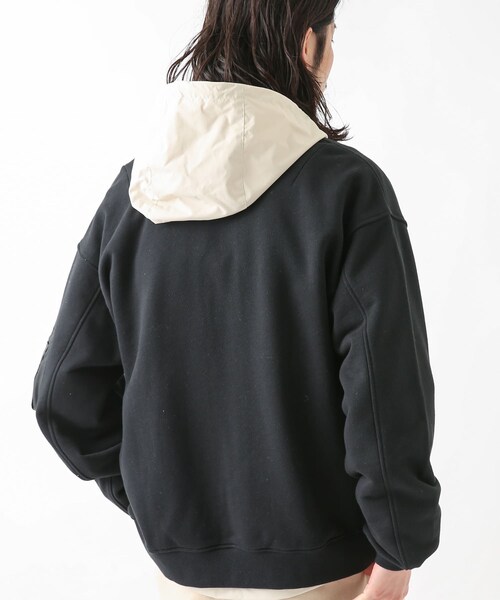 URBAN RESEARCH Sonny Label（アーバンリサーチサニーレーベル）の「裏毛スウェットMA-1ブルゾン（MA-1・メンズ・ライトキャメル/杢グレー/ブラック・M/L）」の15枚目の写真