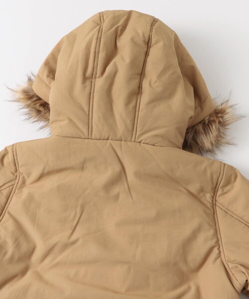 URBAN RESEARCH Sonny Label（アーバンリサーチサニーレーベル）の「ファートリムフードマウンテンパーカー∴（マウンテンパーカー・レディース・カーキ/ベージュ/ネイビー・36/38）」の14枚目の写真