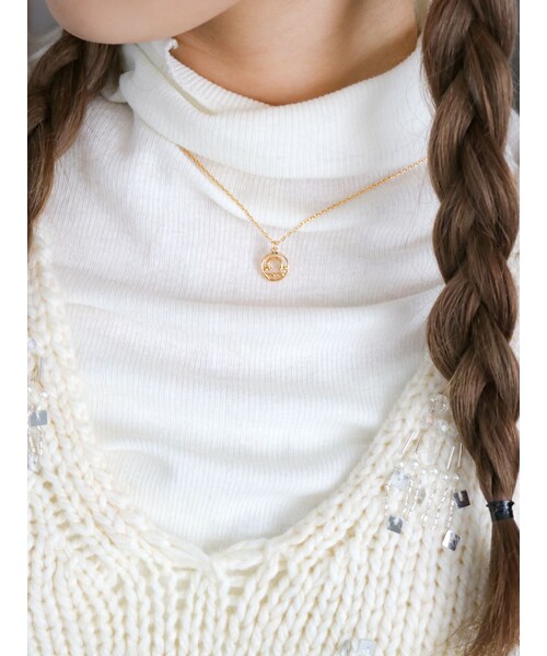 Ungrid（アングリッド）の「Libraネックレス（ネックレス・レディース・ゴールド・F）」の4枚目の写真