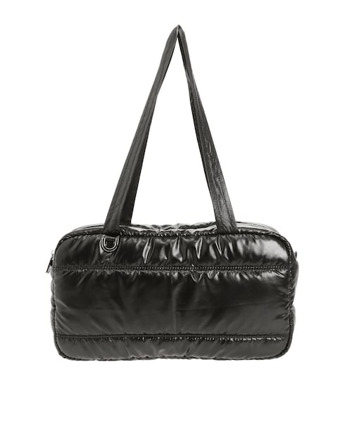 EMODA（エモダ）の「ナイロンエアリアルボストンバッグ（ボストンバッグ・レディース・ブラック/シルバー・F）」の2枚目の写真