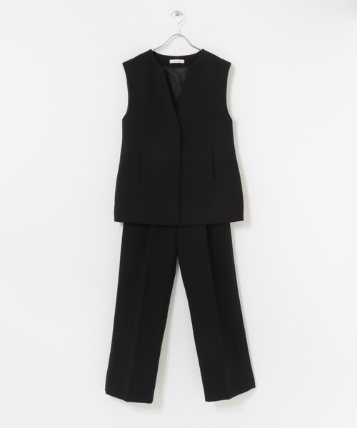 URBAN RESEARCH ROSSO（アーバンリサーチロッソ）の「F by ROSSO　キーネックジレ+ワイドパンツ（セットアップ・レディース・GRAY/BLACK・36/38）」の11枚目の写真