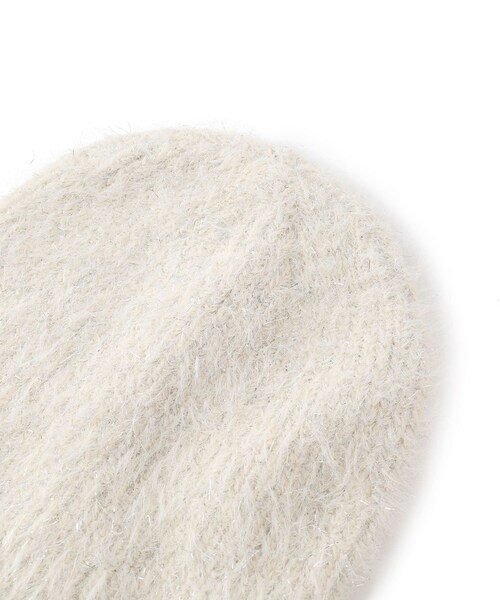 ROPE' PICNIC（ロペピクニック）の「ラメニットワッチ/リンクコーデ（ニットキャップ/ビーニー・レディース・ライトグレー/キナリ・F）」の7枚目の写真