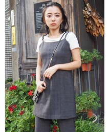 EVRIS | サマーツイードミニワンピース【セットアップ着用可能】(ワンピース)