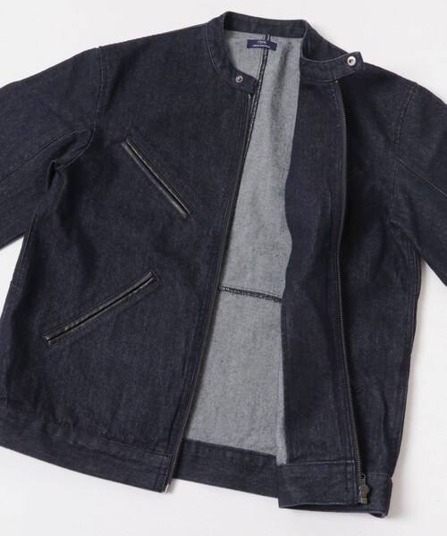 ITEMS URBANRESEARCH（アイテムズ アーバンリサーチ）の「Denim Single Riders Jacket（デニムジャケット・メンズ・O.WSH/BLK・M/L）」の21枚目の写真