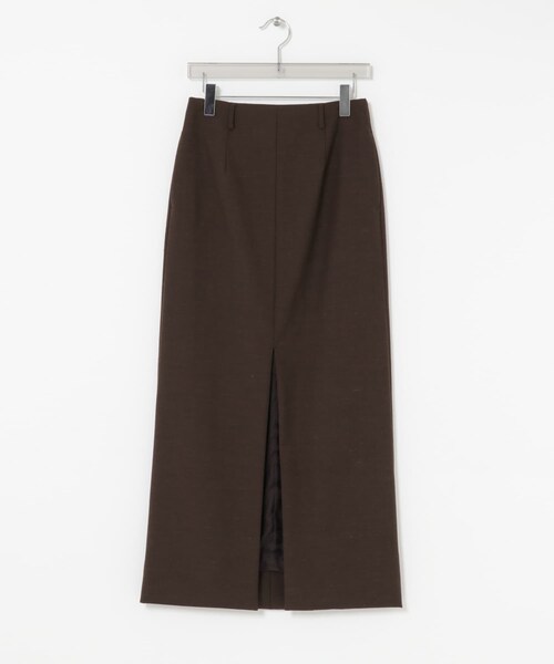 URBAN RESEARCH（アーバンリサーチ）の「new basic　BRADFORD WOOL SKIRT（スカート・レディース・BLACK/BROWN・36/38/40）」の18枚目の写真