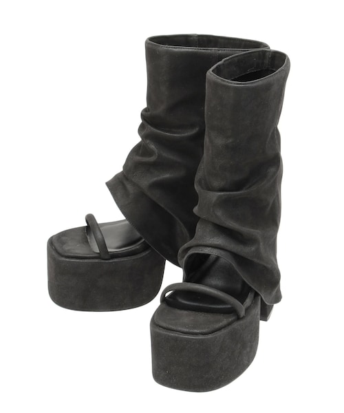 EMODA（エモダ）の「カバーバルキーサンダル（サンダル・レディース・アイボリー/ブラック・S/M/L）」の12枚目の写真