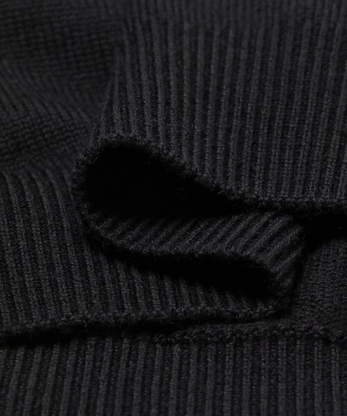 URBAN RESEARCH（アーバンリサーチ）の「CASH FEEL W/MID ニットポロ（ニット/セーター・メンズ・BLACK/CHARCOAL/BROWN・M/L）」の16枚目の写真