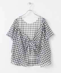 URBAN RESEARCH ROSSO | ギンガムシャツTシャツ(シャツ/ブラウス)