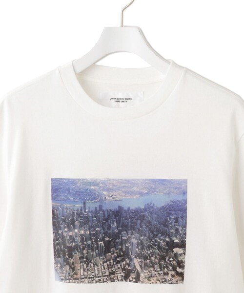 ADAM ET ROPE'(アダムエロペ)の「【JANE SMITH(ジェーンスミス)】IVORY SERRA NYC SKYLINE 2015 S/S T-SHIRT(Tシャツ/カットソー・レディース・ホワイト・S)」の4枚目の写真