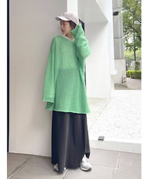 Ungrid | サテンフィットマキシスカート(スカート)