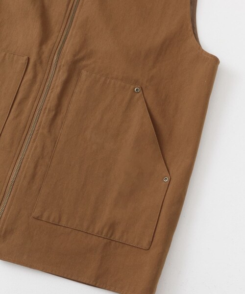 ITEMS URBANRESEARCH（アイテムズ アーバンリサーチ）の「ジップアップ コットンワークベスト（ベスト・メンズ・BLU/BRN/BLK・M/L）」の19枚目の写真