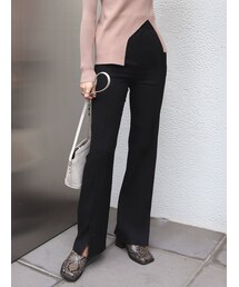 EMODA | タックラインフレアパンツ(その他パンツ)