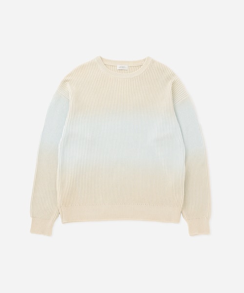 Saturdays NYC(サタデーズ ニューヨークシティ )の「COTTON CASHMERE STEP DYEING KNIT(ニット/セーター・レディース・ネイビー/ブルー・L/M/S/XL/XS/XXL)」の19枚目の写真