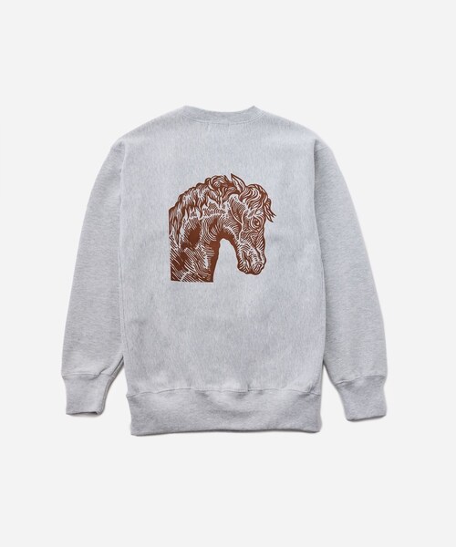 Saturdays NYC（サタデーズ ニューヨークシティ ）の「NUTS ART WORKS × Saturdays NYC Sweatshirt（スウェット・レディース・ブラック/グレー/ブルー・L/M/XL）」の11枚目の写真