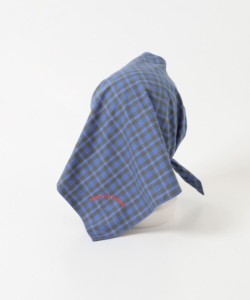 URBAN RESEARCH(アーバンリサーチ)の「Share the Fantasy BANDANA(バンダナ/スカーフ・メンズ・BLUE CHECK・Free)」の7枚目の写真
