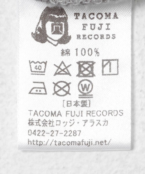 EKAL(エカル)の「TACOMA FUJI RECORDS STRETCH MAN T-SHIRTS(Tシャツ/カットソー・メンズ・WHITE/H. GRAY・M/L/XL)」の11枚目の写真