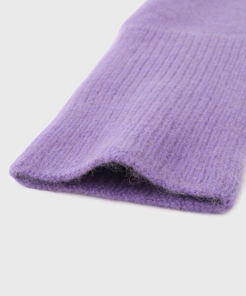 ADAM ET ROPE'(アダムエロペ)の「【AURALEE/オーラリー】BABY CASHMERE KNIIT LONG GLOVES(手袋・メンズ・ブラック/ブラウン/パープル・F)」の19枚目の写真
