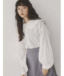 merry jenny | lusterフリルレースチュニック(シャツ/ブラウス)