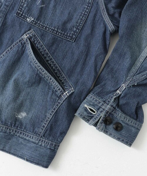 URBAN RESEARCH DOORS（アーバンリサーチドアーズ）の「marka　DENIM WORK JACKET（デニムジャケット・メンズ・UsedWashed・2/3）」の6枚目の写真