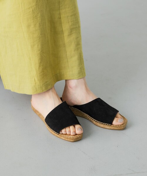 かぐれ（カグレ）の「Calzanor　SERRAJE SANDAL（サンダル・レディース・BLACK/BEIGE・36/37/38）」の4枚目の写真