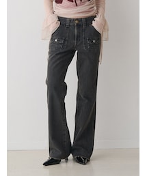 jouetie | 【SOMETHING×PosTokyo】BUSH FLARE DENIM(デニムパンツ)