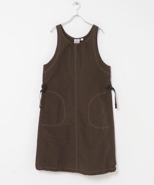 URBAN RESEARCH DOORS(アーバンリサーチドアーズ)の「Gramicci NYLON DRESS(ワンピース・レディース・CHOCOLATE/NAVY/MILK TEA・M)」の1枚目の写真