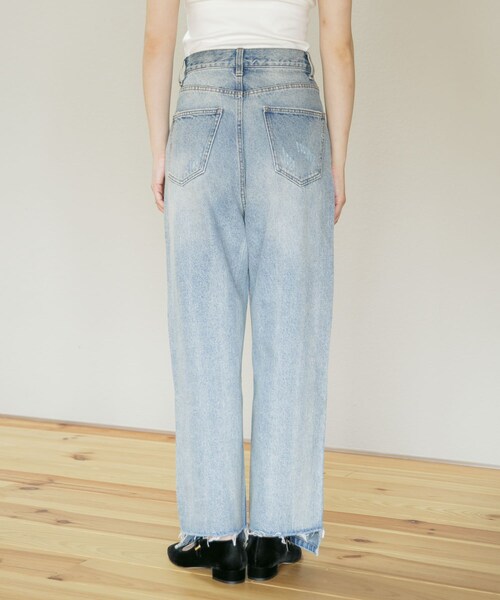 YENN HIGH RISE TUCK WIDE PANTS