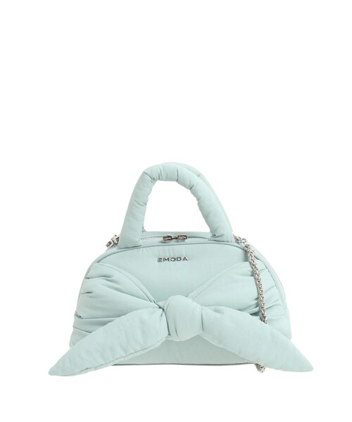 EMODA（エモダ）の「パッファーリボンミニバッグ（ハンドバッグ・レディース・ブラック/レッド/ブルー・F）」の2枚目の写真