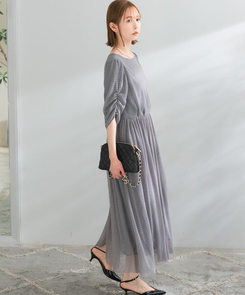 URBAN RESEARCH ROSSO（アーバンリサーチロッソ）の「オーバーレースドレス（ワンピース・レディース・yellow/sax・FREE）」の5枚目の写真